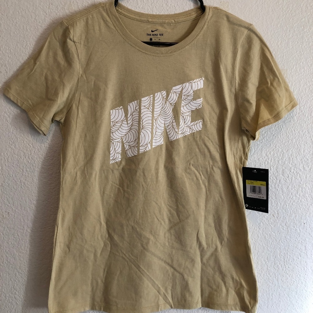 NWT NIKE The Nike Tee Team Gold